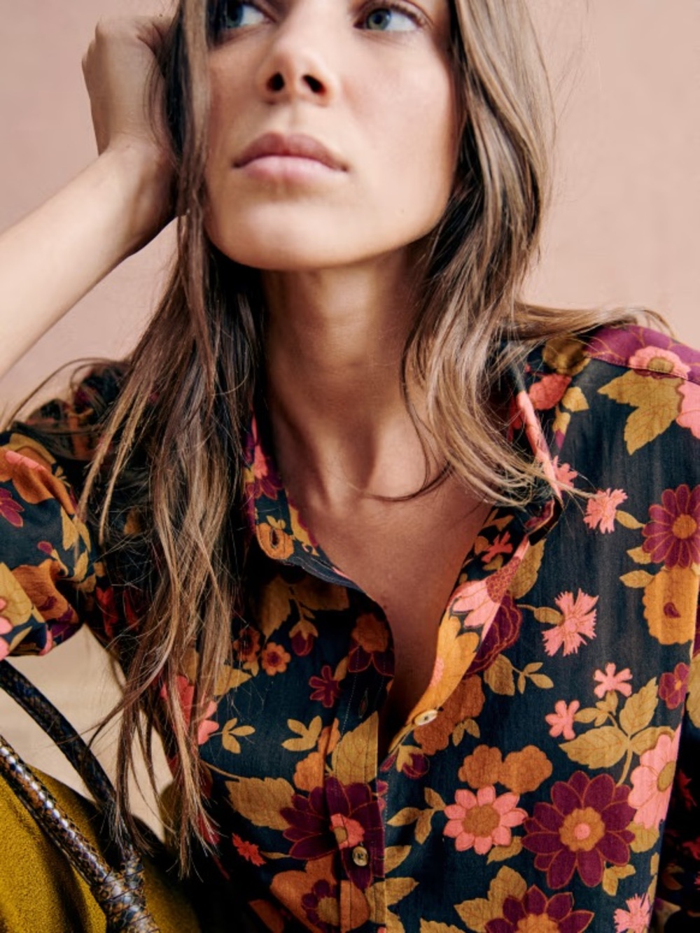 Sézane Pierro shirt in the Garden Floral